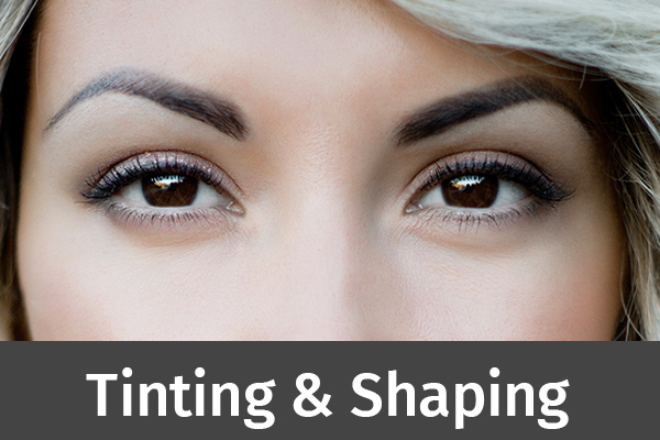 eyebrow shaping tinting